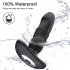 3PCS Kit Telescopic Vibrating Butt Plug Anal Vibrator Wireless Remote Sex Toys for Women Black