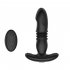 3PCS Kit Telescopic Vibrating Butt Plug Anal Vibrator Wireless Remote Sex Toys for Women Black