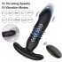 3PCS Kit Telescopic Vibrating Butt Plug Anal Vibrator Wireless Remote Sex Toys for Women Black
