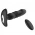 3PCS Kit Telescopic Vibrating Butt Plug Anal Vibrator Wireless Remote Sex Toys for Women Black