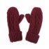 3PCS Set Women Knitted Woolen Cap   Scarf   Gloves Knitted Hat Muffler Gloves Suit