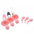 3PCS Vibrating Wand Nipple Clit Stimulate Clitoris Powerful Adult Toys   Anal Vibrator For Women Couples Pleasure pink