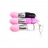 3PCS Vibrating Wand Nipple Clit Stimulate Clitoris Powerful Adult Toys   Anal Vibrator For Women Couples Pleasure pink