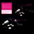 3PCS Vibrating Wand Nipple Clit Stimulate Clitoris Powerful Adult Toys   Anal Vibrator For Women Couples Pleasure pink