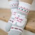3Pairs Set Cartoon Christmas Style Children Thickened Low Tube Warm Socks