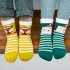 3Pairs Set Cartoon Christmas Style Children Thickened Low Tube Warm Socks