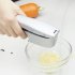 3Pcs 2 in 1 Alloy Garlic Press Slicer for Kitchen Slicing Grinding Cooking Tools As shown