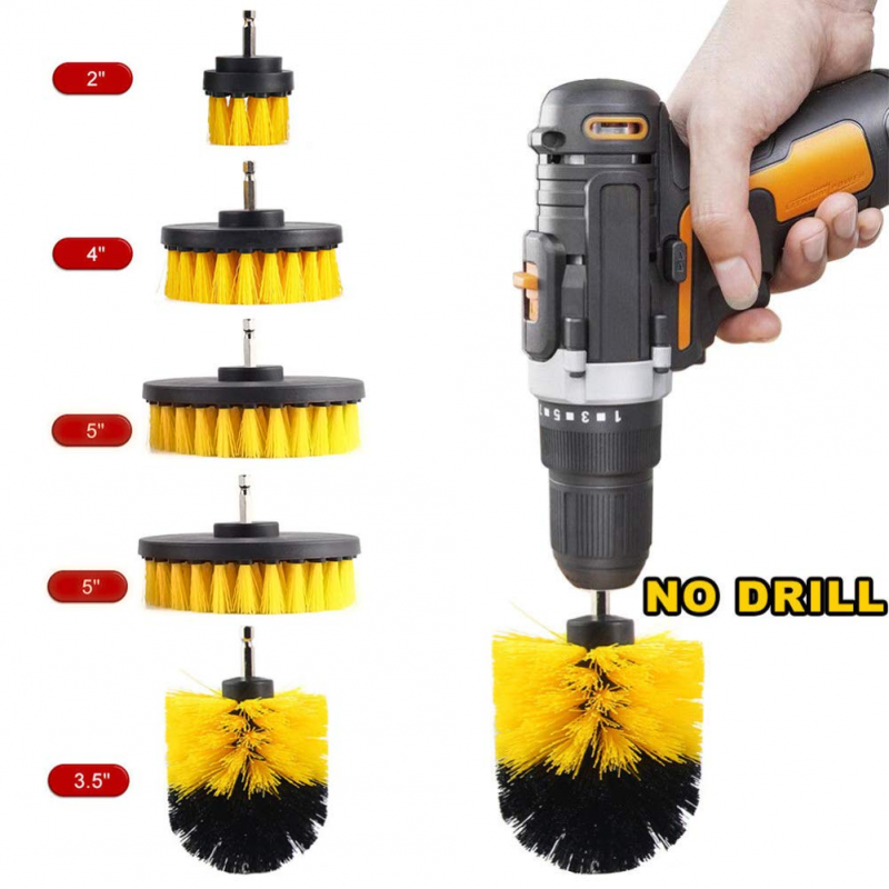 Multi-purpose Power Scrubber Cleaning Kit