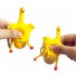 3Pcs Creative Relieve Stress Prankish Funny Squeeze Chicken Hen Lay Egg Key Chain