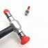 3Pcs Dent Repair Tool Kits Paintless Hammer Heads Replacement Dent Removal Tap Down Tools Different Shaped Heads For Auto Body DIY Dent Repairing red