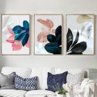 3Pcs Fashionable Leaf Pattern Canvas Wall Art Painting Printed Picture Home Office Decor 30x40cm_Wall Art Paintings