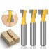 3Pcs Keyhole Milling Cutter Set YG6 Alloy Blade 45   Carbon Steel Blade Body T Slot Milling Cutters For Woodworking Wood MDF Laminate Particleboard 3 keyhole kn