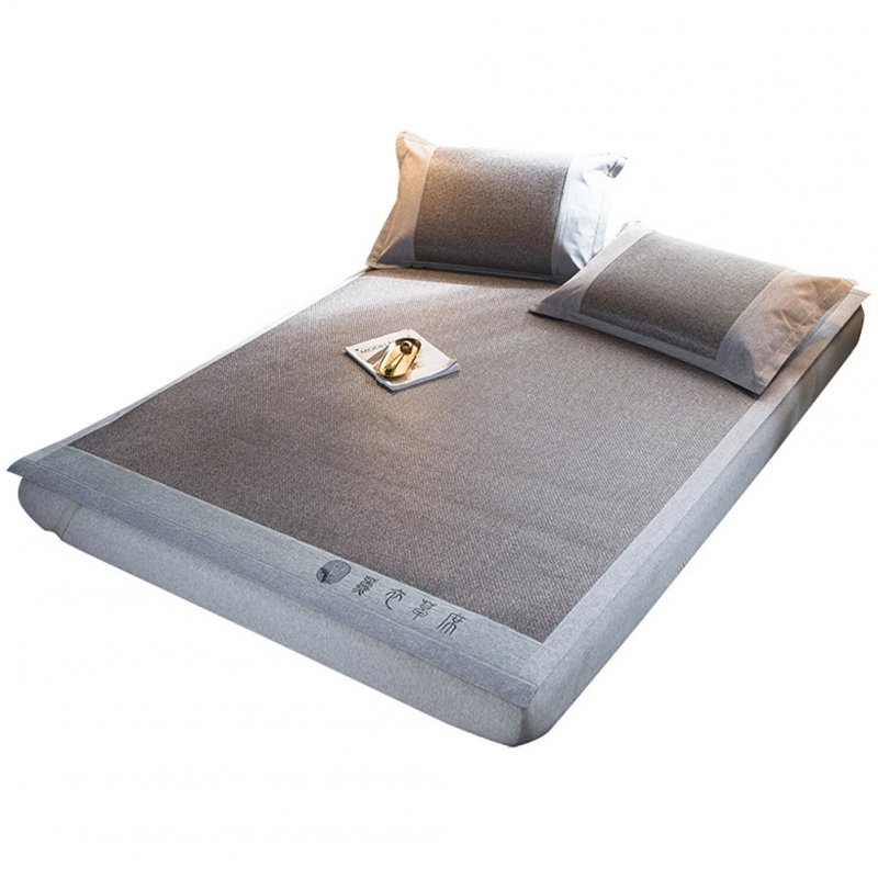 3Pcs/Set Foldable Sleeping Mat Pillow Case Set Argy wormwood/Lavender Lavender mat-gray