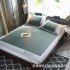 3Pcs Set Foldable Sleeping Mat Pillow Case Set Argy wormwood Lavender Lavender mat gray