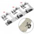 3Pcs Set Home Sewing Machine Foot Presser Rolled Hem Feet for Brother Singer Sliver 