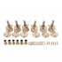 3R3L String Tuning Pegs Tuners Machine Heads for Acoustic Electric Guitar  Gold