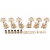 3R3L String Tuning Pegs Tuners Machine Heads for Acoustic Electric Guitar  Gold