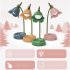 3W LED Desk Lamp Table Light Adjustable Gooseneck Rechargeable Battery Night Light With Mobile Phone Holder For Kids green