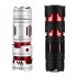 3W LED Mini Flashlight Spinning Gyro 5200LM Super Bright Rechargeable Strong Light Aluminum Alloy Torch Camping Lantern silver