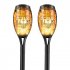 3W Led Solar Flame Light IP65 Waterproof Halloween Outdoor Courtyard Lamp Lawn Ornaments For Garden Patio Driveway Pathway Warm color