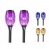 3W Led Solar Flame Light IP65 Waterproof Halloween Outdoor Courtyard Lamp Lawn Ornaments For Garden Patio Driveway Pathway Warm color