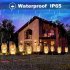 3W Led Solar Flame Light IP65 Waterproof Halloween Outdoor Courtyard Lamp Lawn Ornaments For Garden Patio Driveway Pathway Warm color