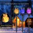 3W Led Solar Flame Light IP65 Waterproof Halloween Outdoor Courtyard Lamp Lawn Ornaments For Garden Patio Driveway Pathway Warm color