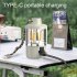 3W Portable Led Camping Light 180 LM Stepless Dimming Hanging Tent Light For Camping Hiking Fishing Hurricane Emergency  115 x 59mm  Camping light
