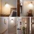 3W Wall Sconces USB Rechargeable 2000mAh Battery Operated 3 Color Temperature Dimmable Wall Lighting For Bedroom Living Room Kitchen White