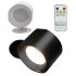 3W Wall Sconces USB Rechargeable 2000mAh Battery Operated 3 Color Temperature Dimmable Wall Lighting For Bedroom Living Room Kitchen White