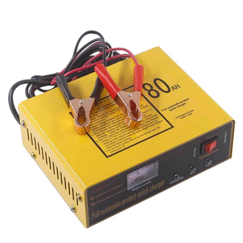 Professional 140W Full Automatic-protect Quick Charger 6V/12V 80AH Automatic Intelligent Car Battery Charger IH0J