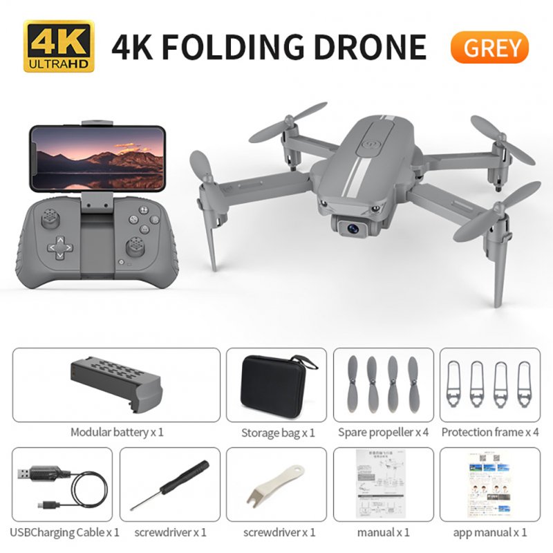 S17 Mini Drone 4k Profesional HD Camera Obstacle Avoidance Aerial Photography Foldable Quadcopter 2 Batteries