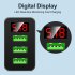 3a Usb Wall Charger Digital Display Quick Charging 3 0 Power Adapter Compatible For Iphone 13 12 Pro Max black US Plug