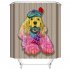 3d Digital Printing Shower  Curtain Funny Dog Pattern Showering Bathtub Waterproof Home Bath Decor Curtain 180 200cm