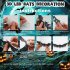 3d Halloween Led Bats Light Bat Stickers Waterproof Decorative Wall Sticker For Home Decor Indoor Party Decorations 12pcs opp