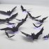 3d Halloween Led Bats Light Bat Stickers Waterproof Decorative Wall Sticker For Home Decor Indoor Party Decorations 12pcs opp