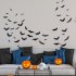 3d Halloween Led Bats Light Bat Stickers Waterproof Decorative Wall Sticker For Home Decor Indoor Party Decorations 12pcs opp