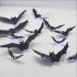 3d Halloween Led Bats Light Bat Stickers Waterproof Decorative Wall Sticker For Home Decor Indoor Party Decorations 12pcs opp