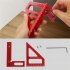 3d Multi angle Measuring Ruler  Woodworking Tools With Scales And Graphics  High Hardness Rust proof Aluminum Alloy Drawing Line Ruler For Engineer  Carpenter R