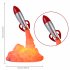 3d Print Led Night  Light Space Shuttle Rocket Lamp Saturn V Lamp For Space Lovers Usb Charging Switch Control White