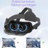 3d Virtual Reality Gaming Glasses Headset Dual Adjustable Focal Lengths Vr Glasses For 4 5 7 0 Inch Smartphones black