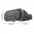 3d Virtual Reality Gaming Glasses Headset Dual Adjustable Focal Lengths Vr Glasses For 4 5 7 0 Inch Smartphones black
