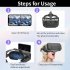 3d Virtual Reality Gaming Glasses Headset Dual Adjustable Focal Lengths Vr Glasses For 4 5 7 0 Inch Smartphones black