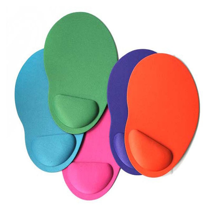 Computer Mouse Pad Solid Color Wrist Protection Anti-slip Pad  