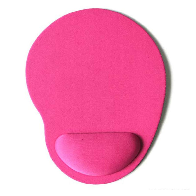 Computer Mouse Pad Solid Color Wrist Protection Anti-slip Pad  