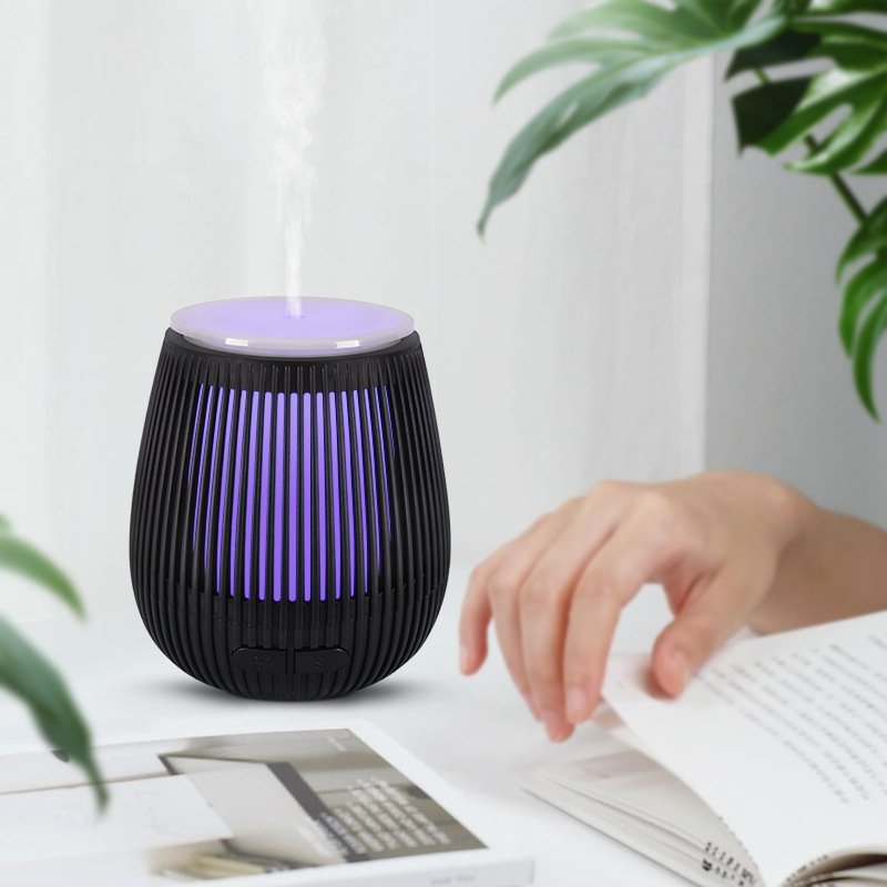 100ML Aromatherapy Humidifier Remote Control Vaporizer Ultrasonic Air Moistener Essential Oil Diffuser Aroma Lamp Electric Therapy Diffuser 