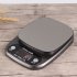 3kg 0 1g or 10kg 1g Digital Stainless Steel Kitchen Electronic Scale for Food Coffee Weighing Silver 3kg 0 1g