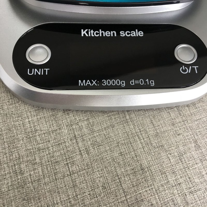 3kg/0.1g or 10kg/1g Digital Stainless Steel Kitchen Electronic Scale for Food Coffee Weighing Silver 3kg/0.1g