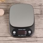 3kg/0.1g or 10kg/1g Digital Stainless Steel Kitchen Electronic Scale for Food Coffee Weighing Gray 10kg/1g