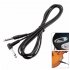 3m 10ft Electric Guitar Amplifier Cable Noise Reduction Adaptor 6 35mm Head for Musical Instrument  black